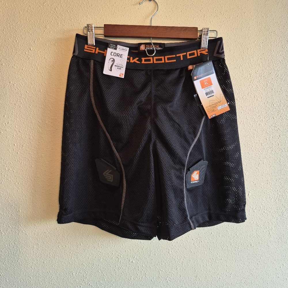Not For Sale.Shock Doctor XL Core Loose Hockey Shorts Bioflex Cup Large